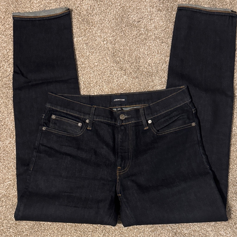 J. Crew Men's Slim Jeans - Dark Blue